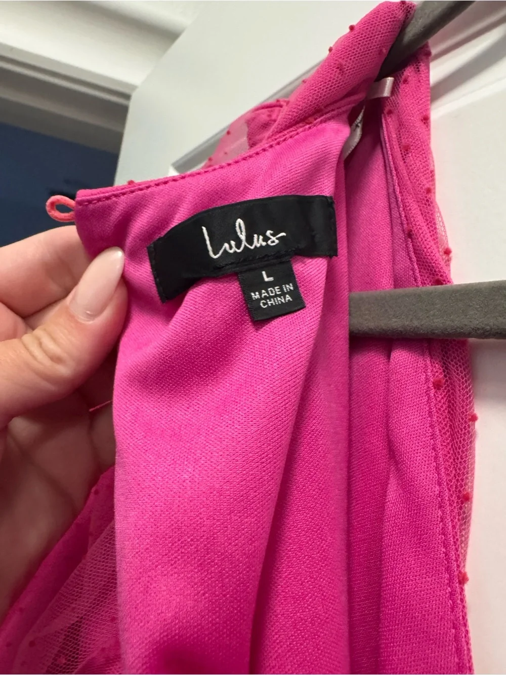 Lulu's Bright Hot Pink Tiered Tulle Dress for Girls